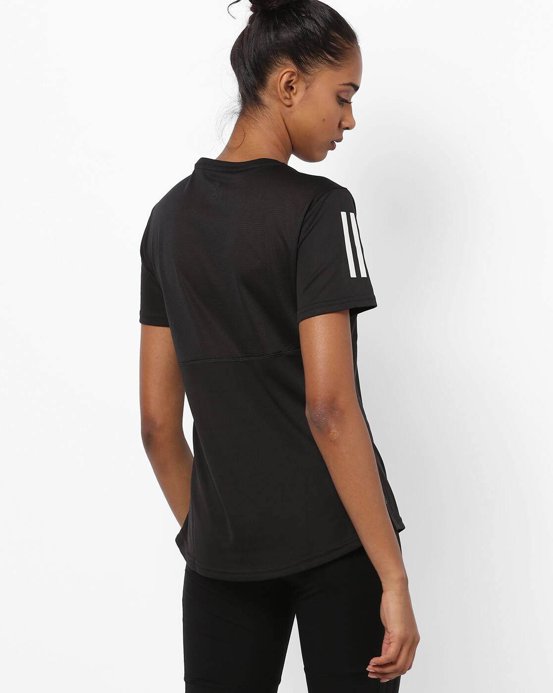 Buy Black Tshirts for Women by ADIDAS 