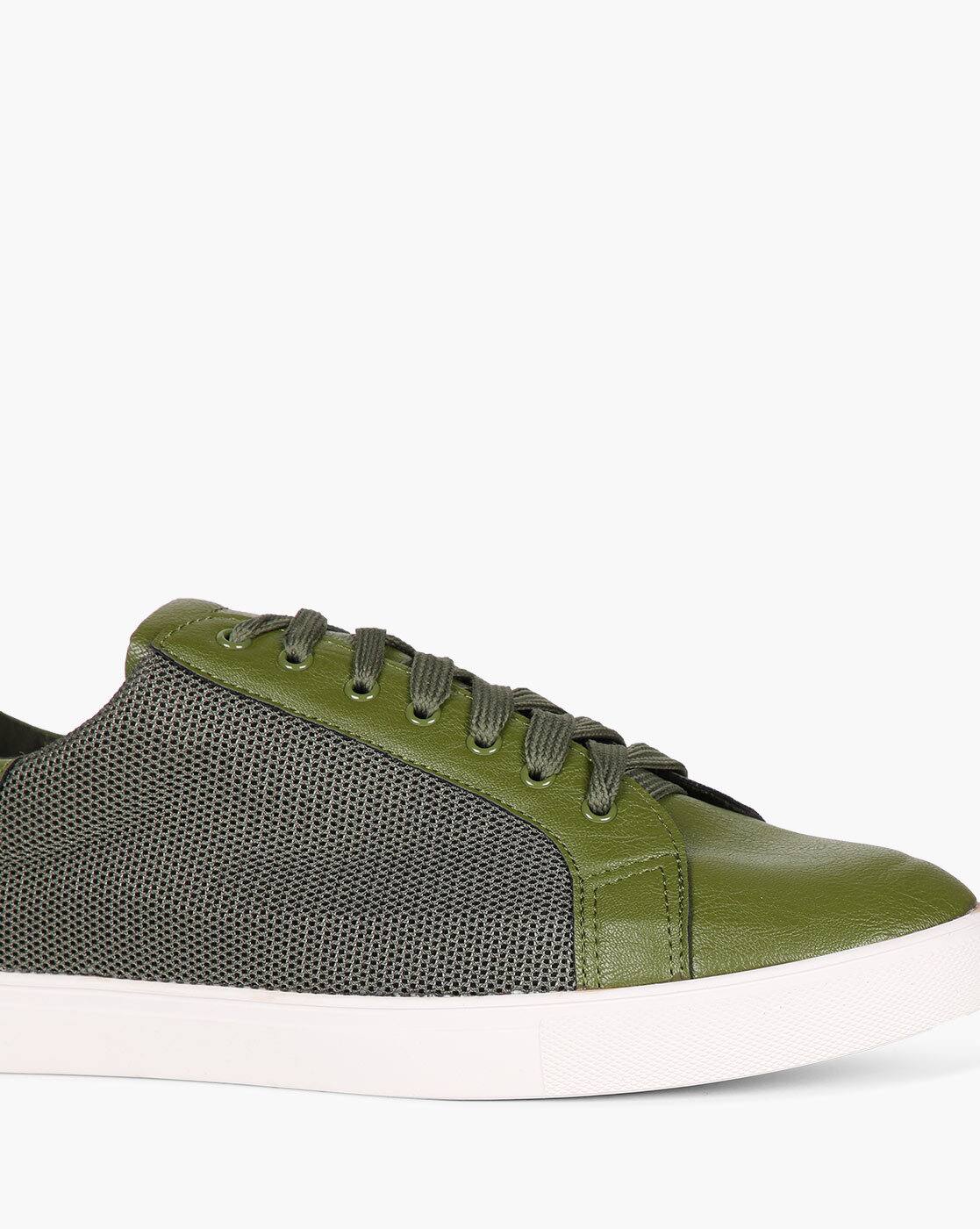 dark green sneakers men