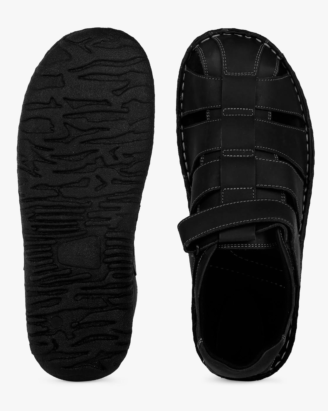 Buy Black Casual Sandals for Men by ARROW Online Ajio