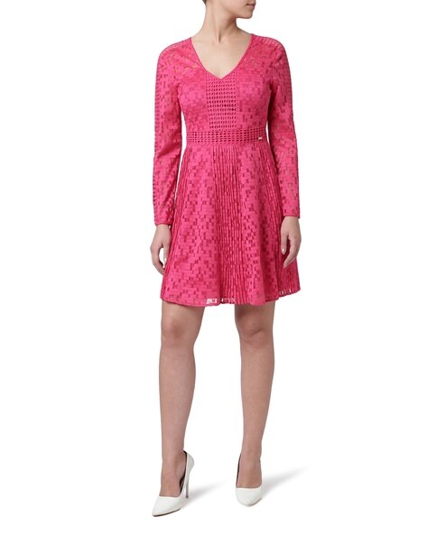 Armani exchange pink best sale dress