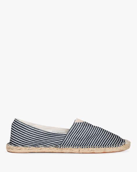 Striped Low-Top Espadrilles
