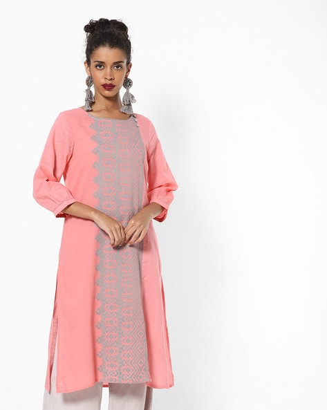 Shop Online Gajji Silk Multi Color Digital Print Stitched Long Kurtis –  Lady India