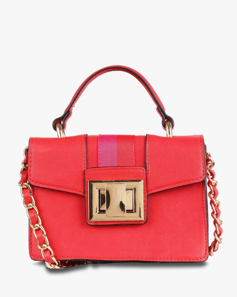 red steve madden bag