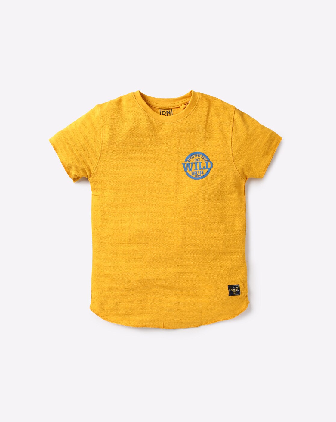 Buy Mustard Yellow Tshirts for Boys by YB DNMX Online