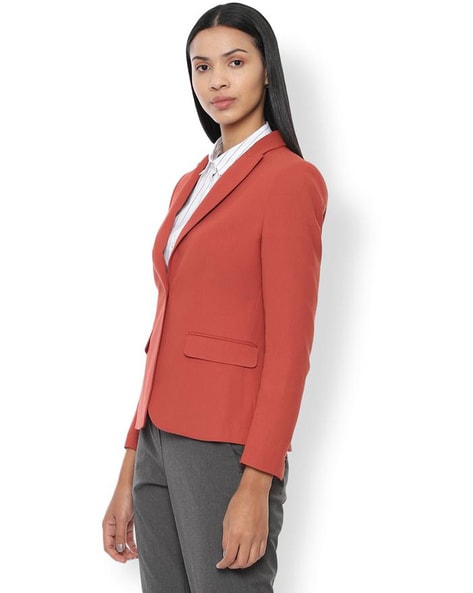 van heusen orange blazer