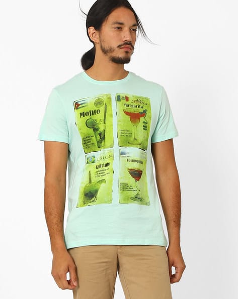 Vintage Mojito Graphic Print T-shirt - Main Image