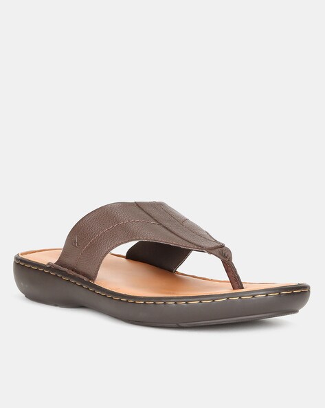arrow leather chappals