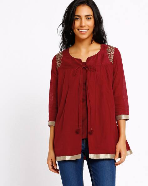 ethnic jackets and shrugs