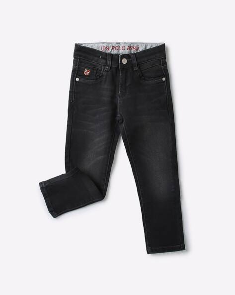 us polo jeans black