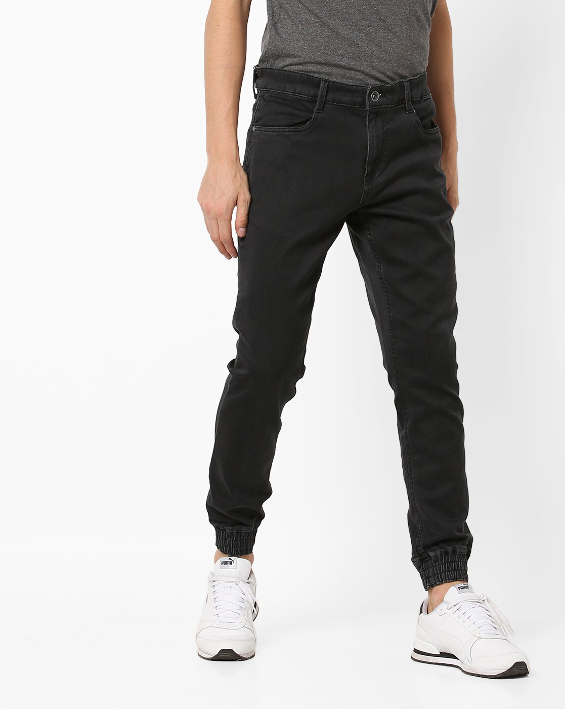 black joggers jeans for mens