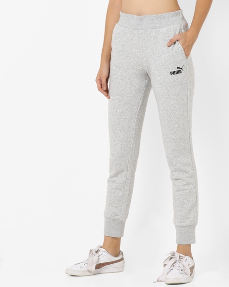 grey puma joggers