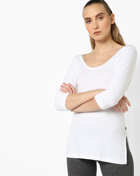 Hanes womens thermal clearance tops