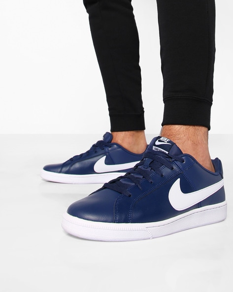 nike court royale navy blue sneakers