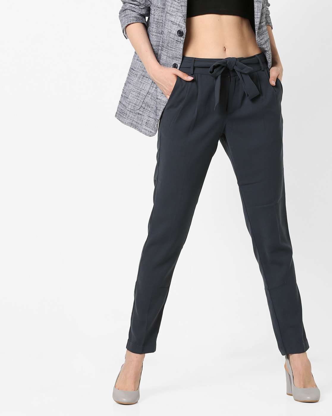 Buy Olive Trousers  Pants for Women by PROJECT EVE Online  Ajiocom