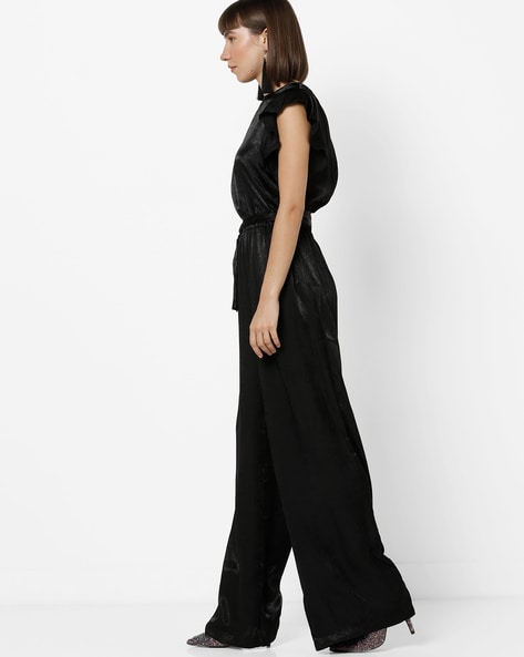 Mela london store belted jumpsuit