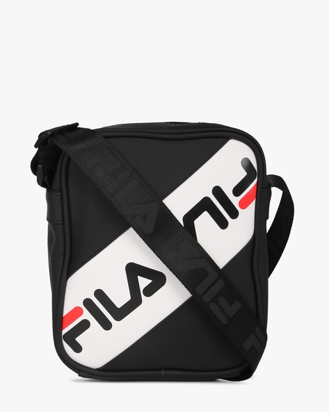 Buy Black Bags Men by FILA Online | Ajio.com