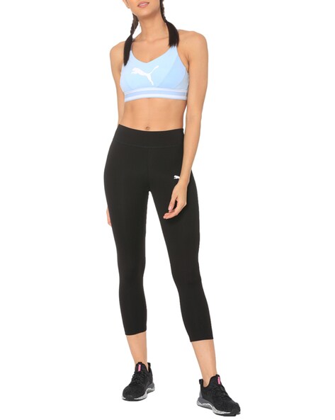 Buy Puma women sportswear fit brand logo training legging black Online