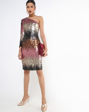 ajio sequin dress