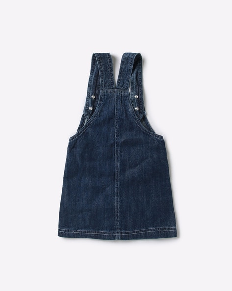 Dungaree Dress with Patch Pocket