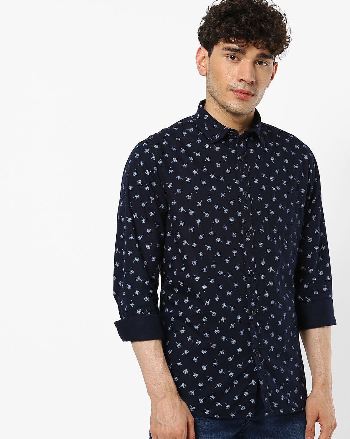 Navy Blue Shirts for Men by OXEMBERG 