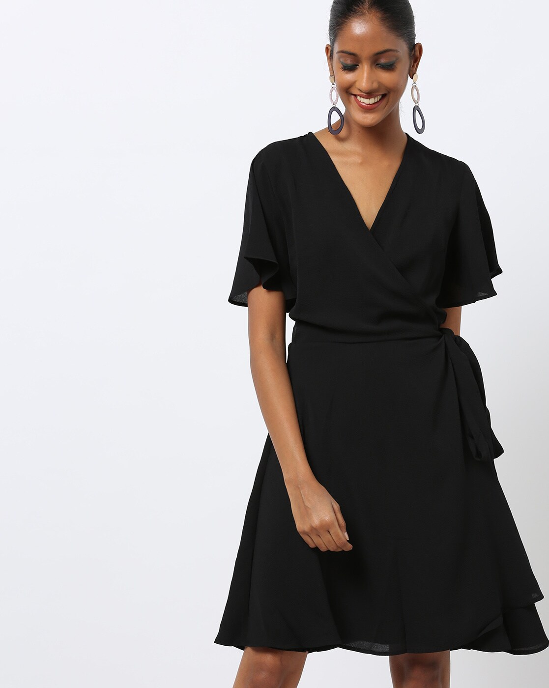 Buy Black Dresses for Women by Femella ...