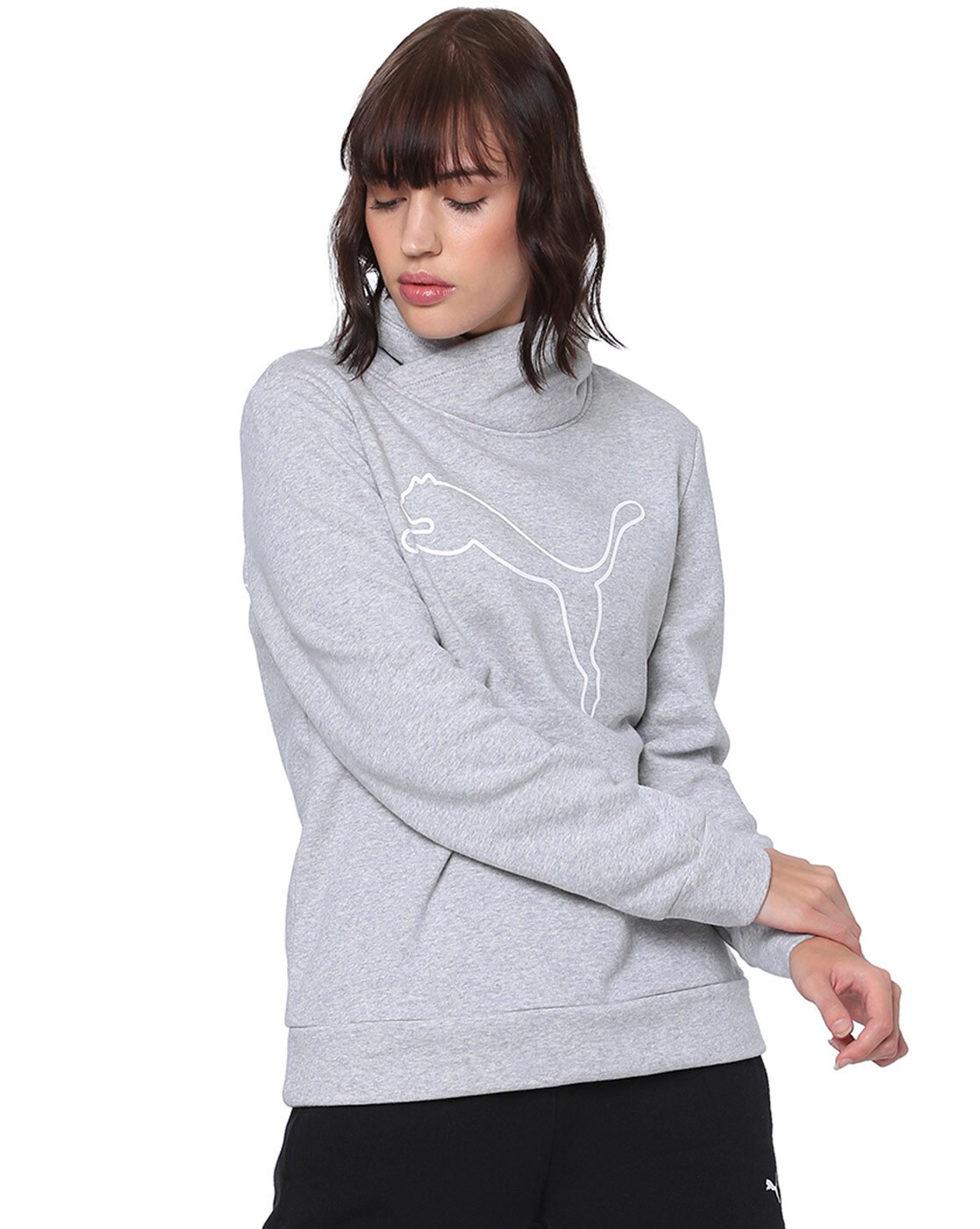 puma grey sweater