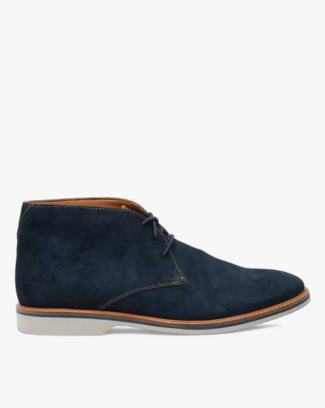 Buy Navy Blue Boots for Men by CLARKS 