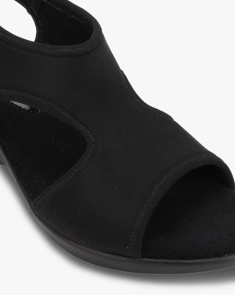 Peep-Toe Wedges with Cutouts (Image - 1)
