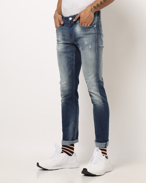 flying machine ripped jeans