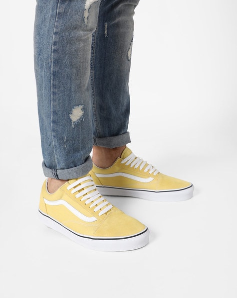 yellow vans shoes outfit