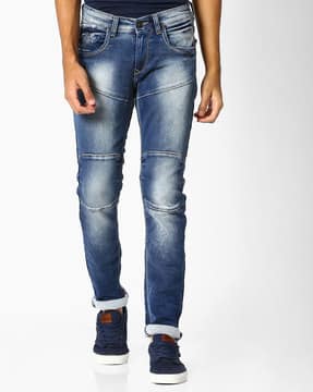 Panelled Skinny Jeans