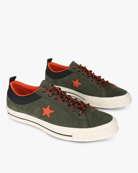 olive converse low top