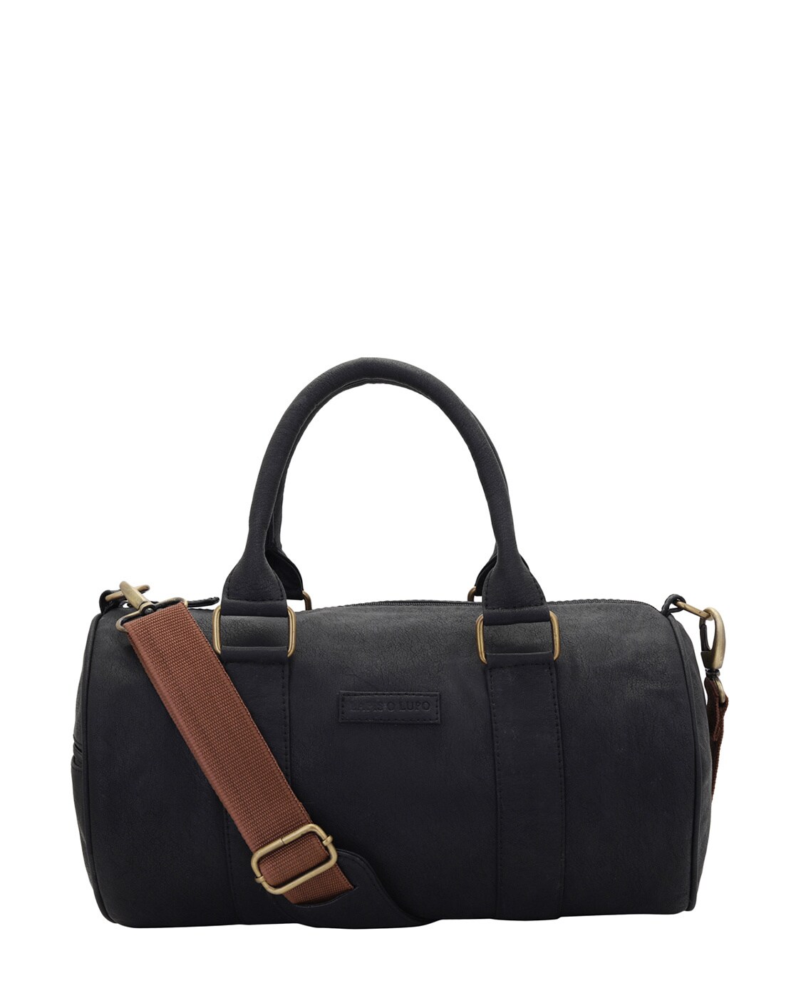 duffle bag faux leather