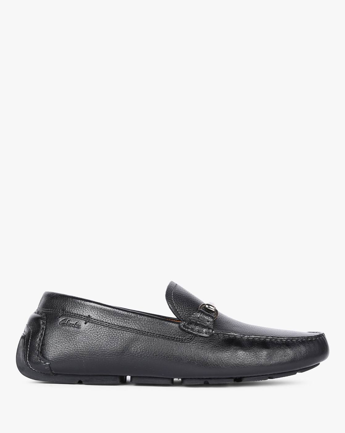 Buy CLARKS Davont Ride Genuine Leather Loafers Online | Ajio.com display picture 1