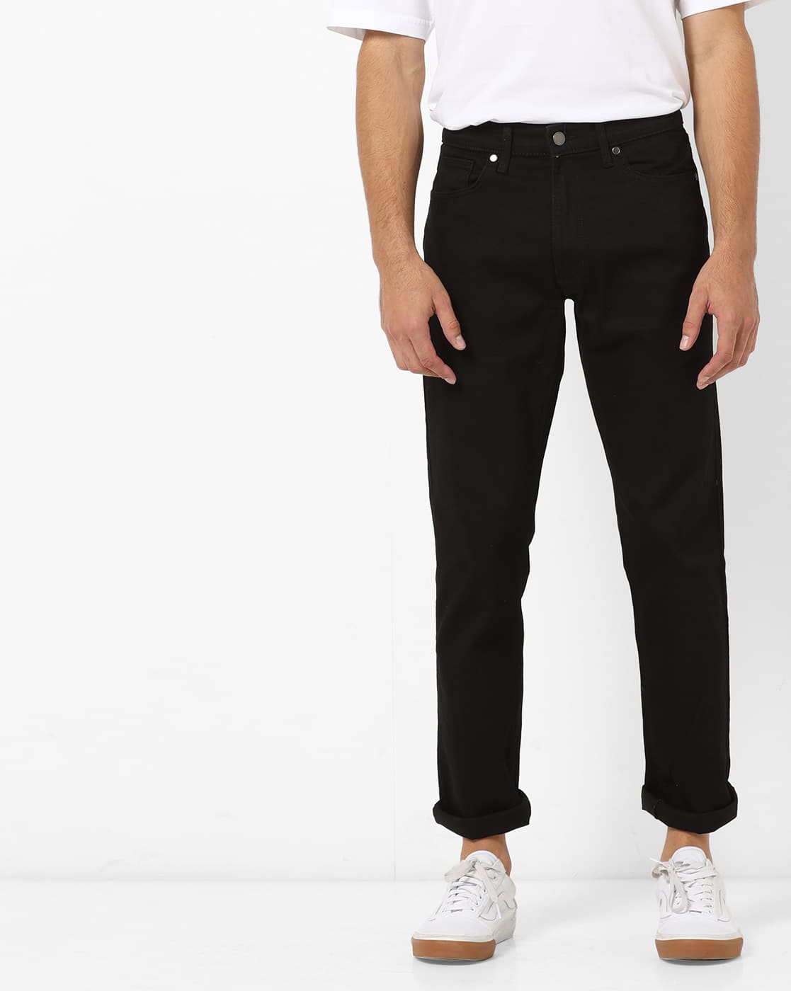 marks and spencer mens black jeans
