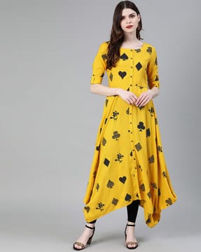 simple anarkali kurtis