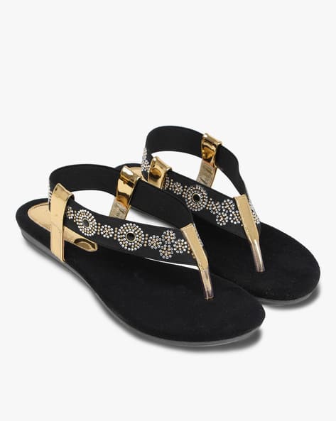 Catwalk Footwear Catwalk Sandals Price Thong-Style Embellished