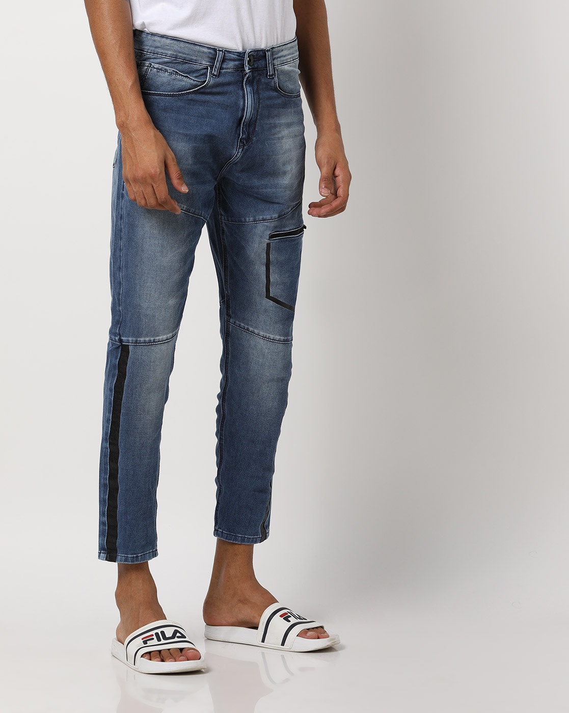 crop fit jeans mens