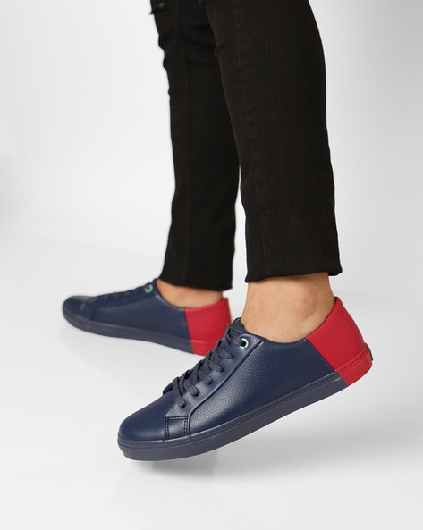 Buy Navy Blue Sneakers for Men by 