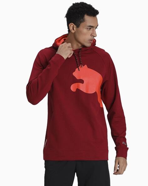 red puma sweatshirt