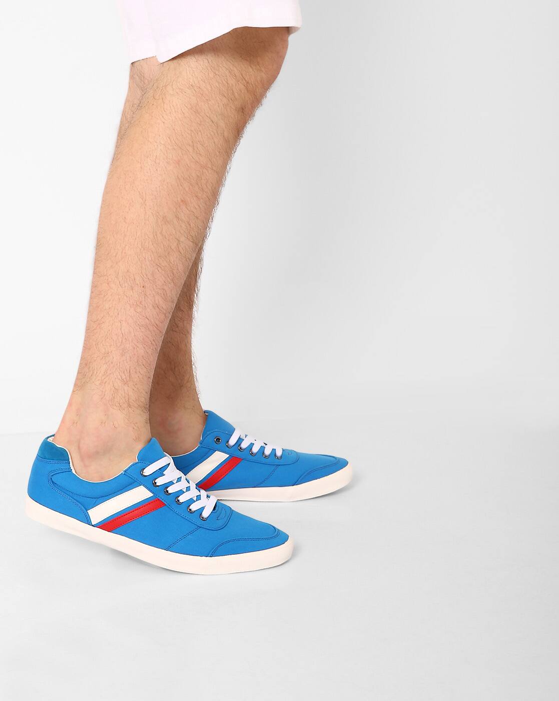 ajio blue sneakers
