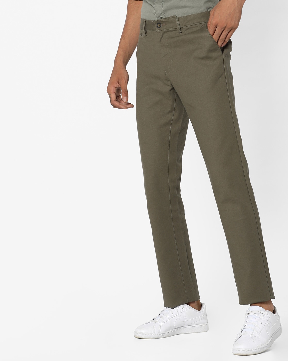 Buy AD & AV Men Green Solid Synthetic Single Formal Trousers Online at Best  Prices in India - JioMart.