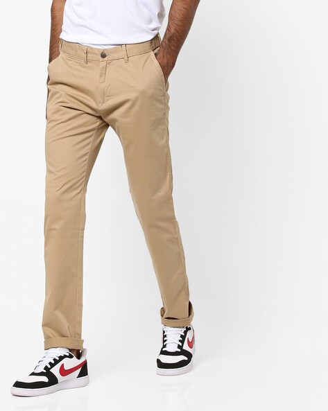 Buy Beige Trousers & Pants for Men by CROCODILE Online | Ajio.com