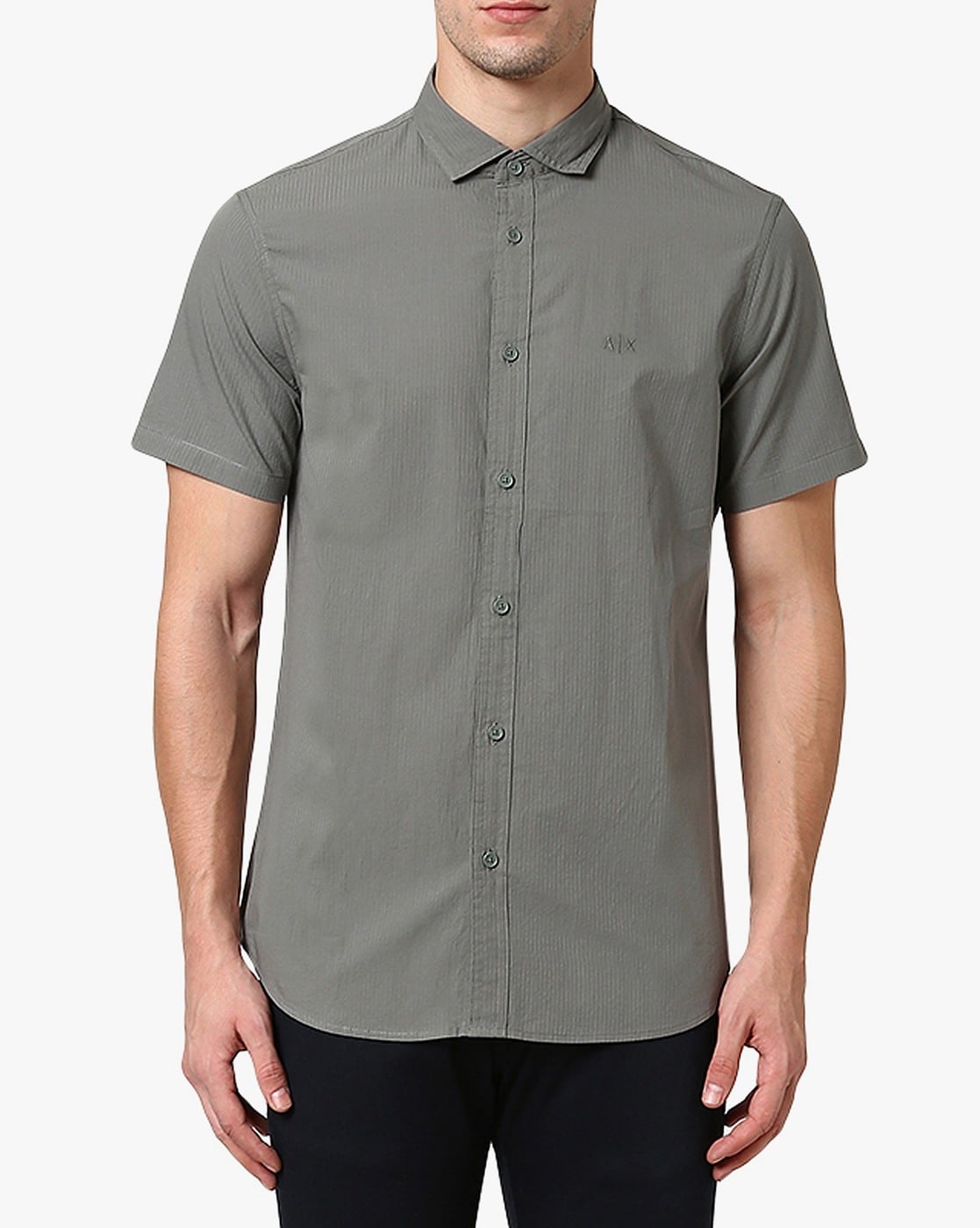 armani half sleeve shirts