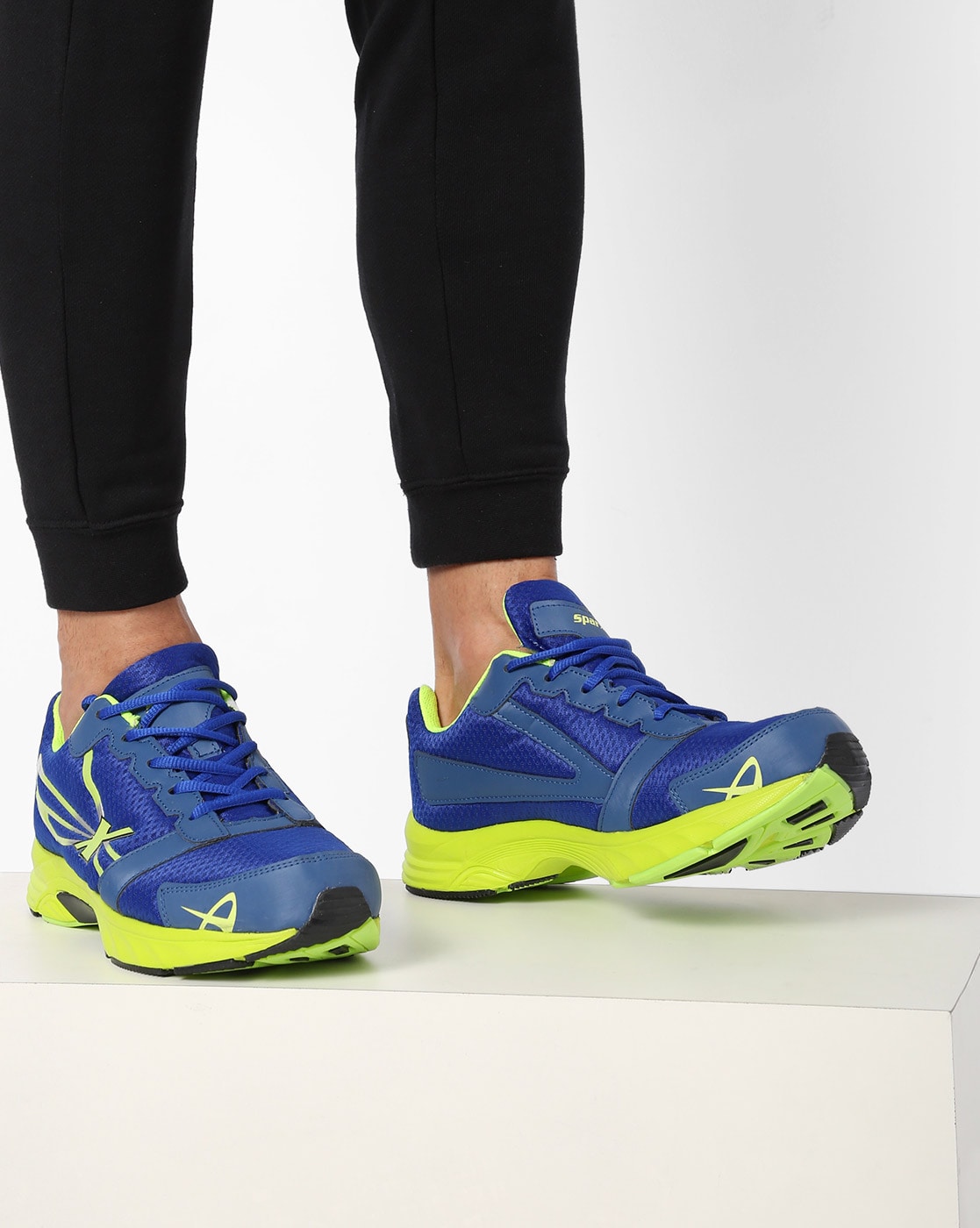 Buy Sparx Men N. Blue Fl. Green Running Shoes (SX0193G_NBFG0006) at  Amazon.in