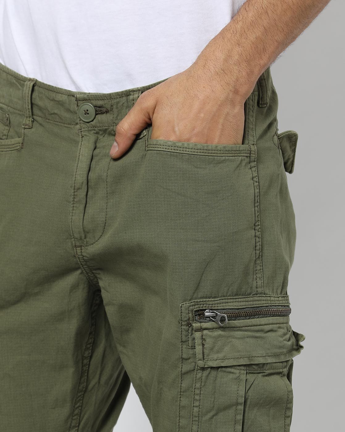 Buy Grey Trousers & Pants for Men by MUJI Online | Ajio.com