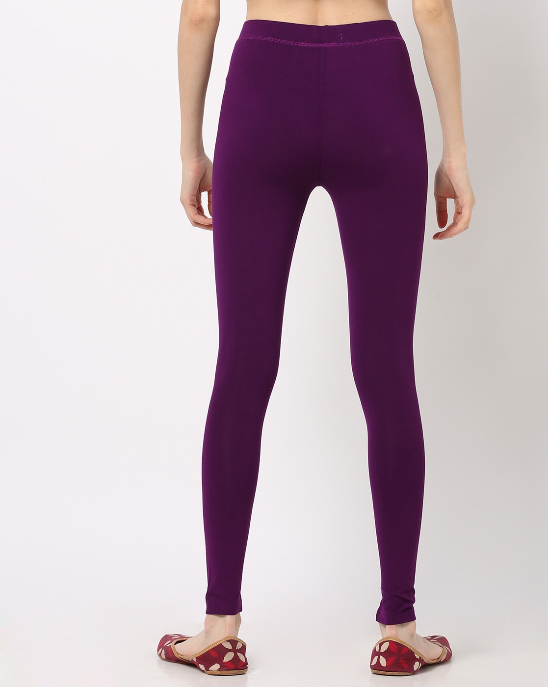 Buy Purple Leggings for Women by De Moza Online