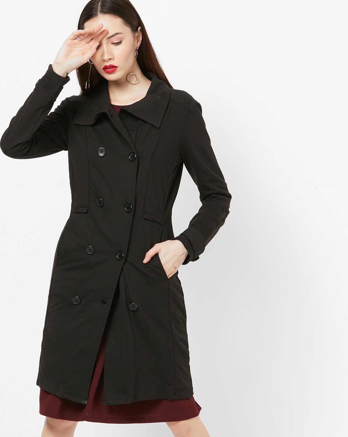 trench coat women ajio