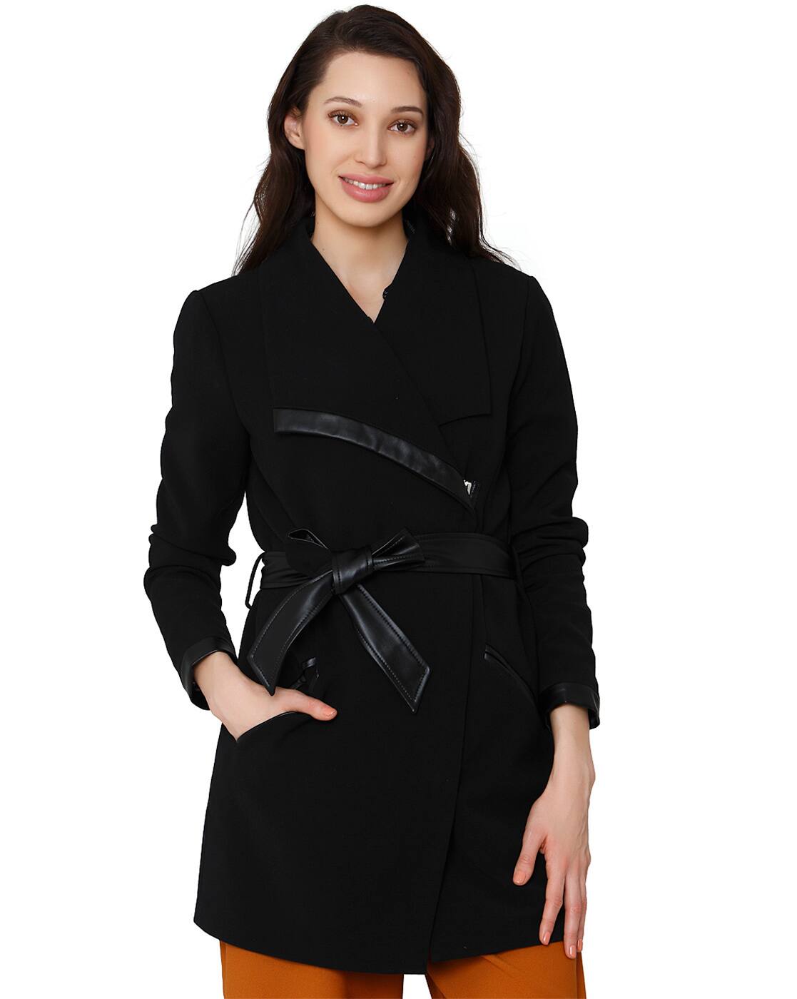 vero moda black coat