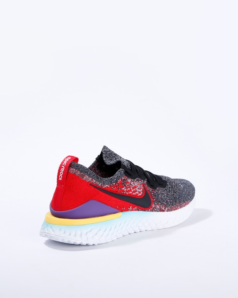 Nike epic react cheap flyknit 2 red black